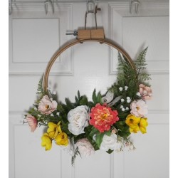 Antique Custom Hoop Wreath